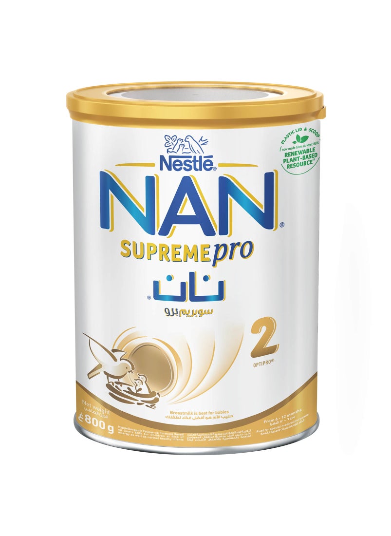 Nan - Supreme Pro Stage 2 Formula Powder 6 To 12 Months 800g - Image 1
