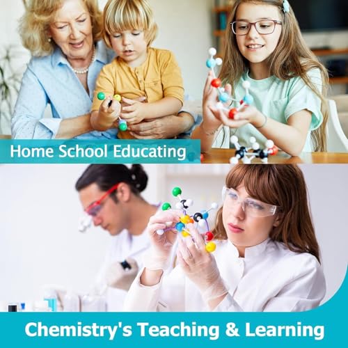 Vihaanta 207PCS Molecular Model Kit, Chemistry Lab Kit, Chemistry Molecular Structure Model for Chemistry Class, Science Kit for School Supplies, cience Kit for Kids School Supplies Organic Chemistry Learning - Image 4