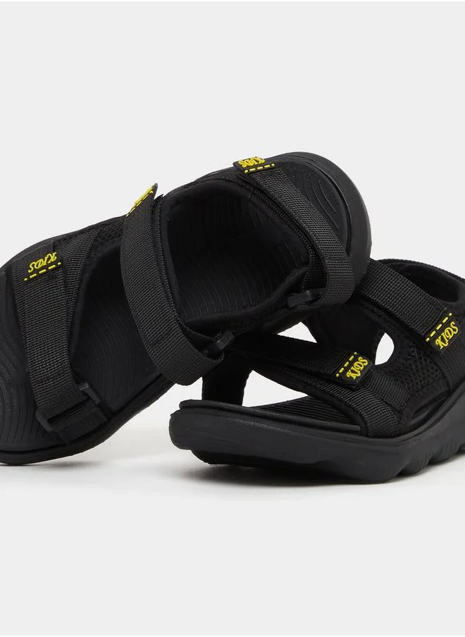 Styli Comfort Sandals with Hook and Loop Closure