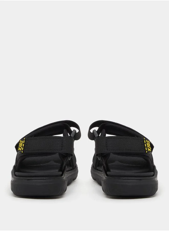 Styli Comfort Sandals with Hook and Loop Closure