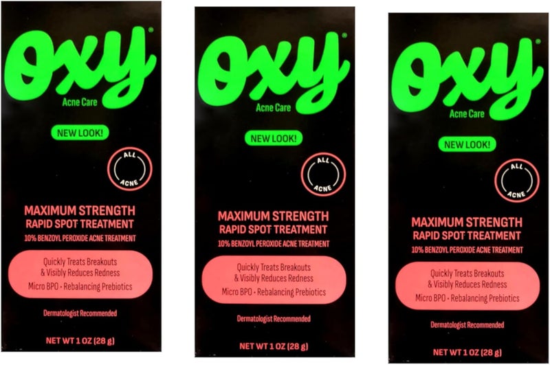 Oxy Maximum Strength Rapid Spot Treatment - 1oz (Pack of 3) - Image 1