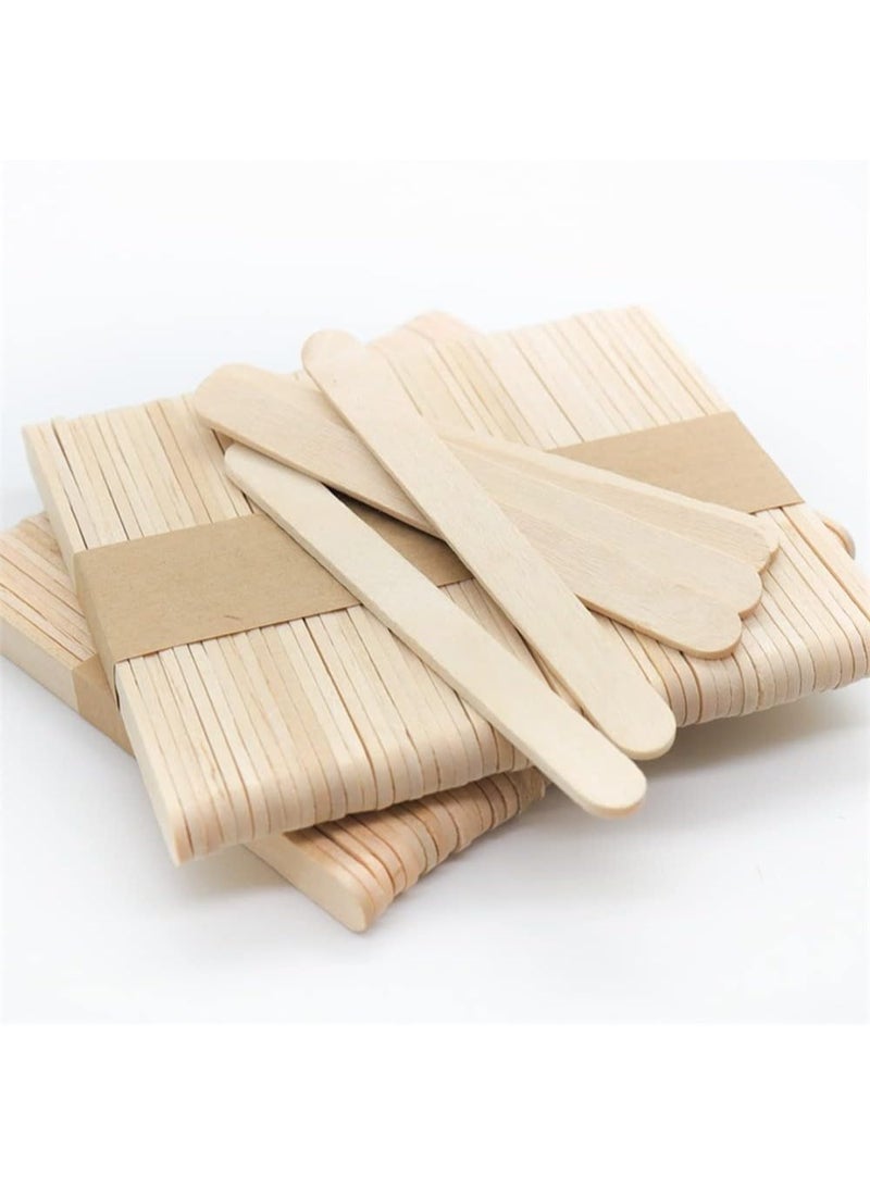 jaexest Ice Cream Sticks, Light Brown, Wooden Cylinder FOOD PREPARATION MOLD - Image 1