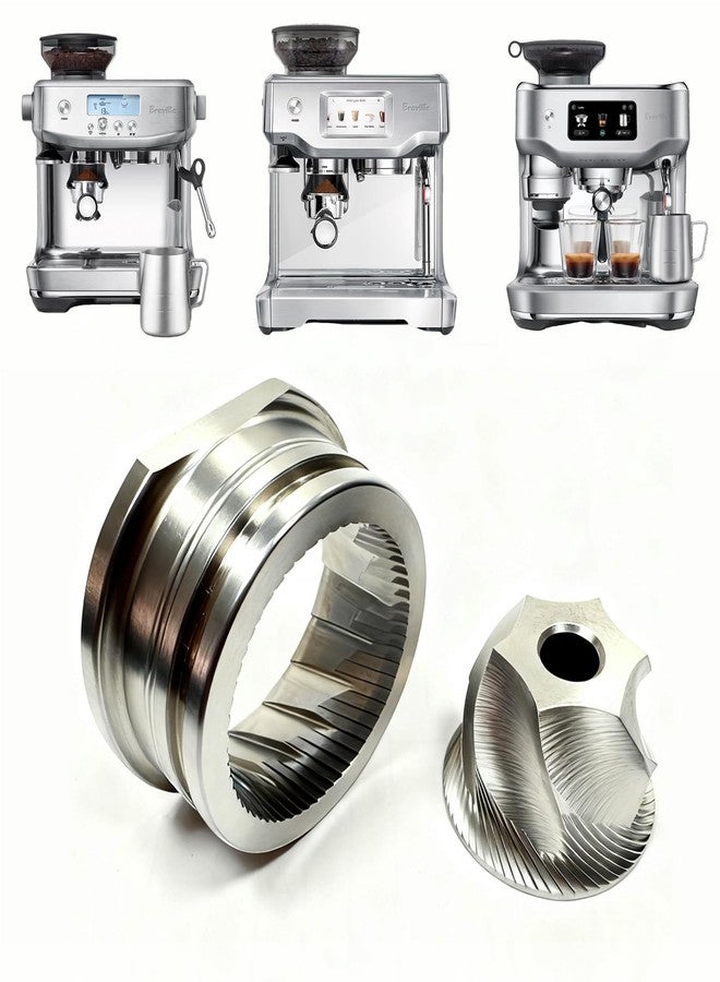 Brewvana Conical Grinder Burr Set Replacement - Compatible with Breville BES995/BES980XL/BES990/BES880/BES881/BES878 Espresso Machines (From 1926 PDC) - Image 1