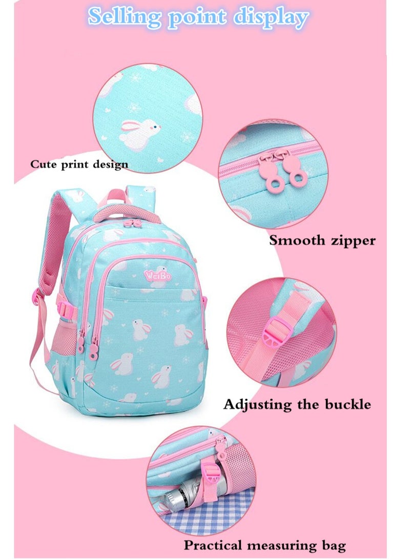 3 Pcs School Bags , Large Capacity Student Bookbag, Includes Backpack, Lunch Bag and Pencil Case, School Supplies for Boys Girls Teens - Image 4