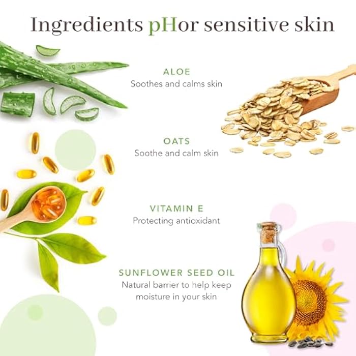 pHisoderm Fragrance Free Cream Face Cleanser With Aloe and Oats to Soothe & Calm, Non-foaming pH Balanced Sensitive Skin Face Wash, 6 Fl Oz (3 x 6 fl oz) - Image 4