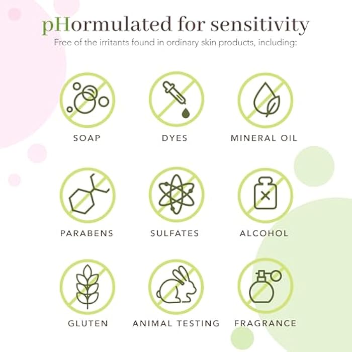 pHisoderm Fragrance Free Cream Face Cleanser With Aloe and Oats to Soothe & Calm, Non-foaming pH Balanced Sensitive Skin Face Wash, 6 Fl Oz (3 x 6 fl oz) - Image 5