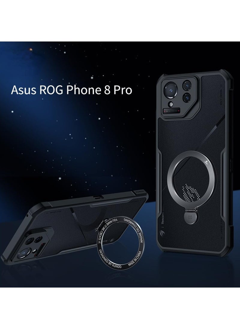 Magnetic Case Compatible with Asus ROG Phone 8 Pro Airbag Shockproof Camera Protection Back Stripe Clear Cover with Holder For ROG 8 Pro - pzsku/Z7FB6D1E271655A92B2D2Z/45/_/1708509119/3ad8ca8a-31bc-4143-83ad-92ffd8cce0de