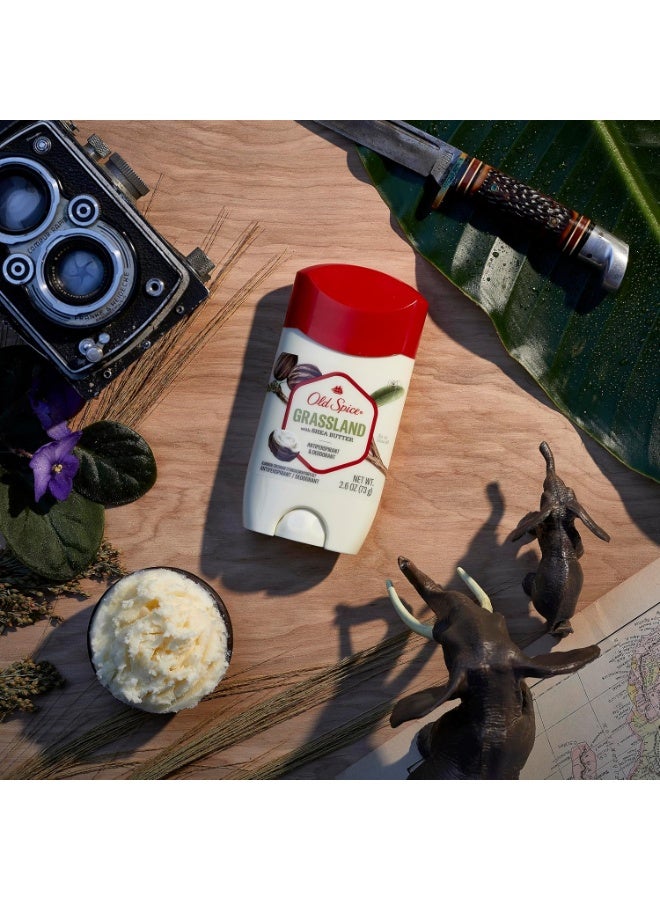 أولد سبايس مزيل عرق ومضاد للتعرق للرجال من أولد سبايس برائحة عشب المروج مع زبدة الشيا 73 غرام - Image 4