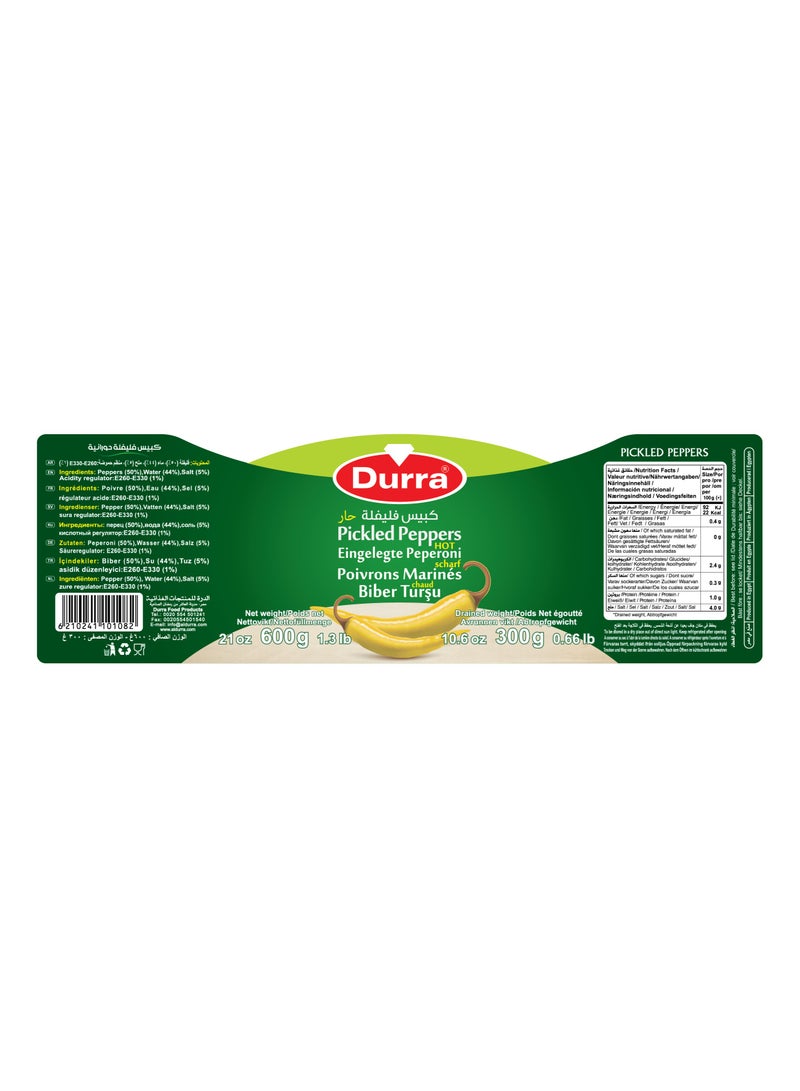 Durra Durra -Pickled Peppers 600g - Image 5