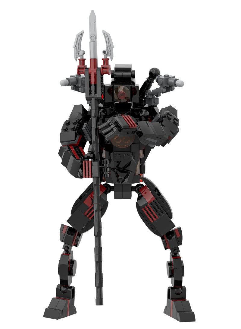 Skibidi Toilet Man Toy Building Blocks 473Pcs Titan Microphone Man Toy Ideas Toys Battle Horror Game Model Ideas Toys Gifts for Adult & Kids  - Image 2