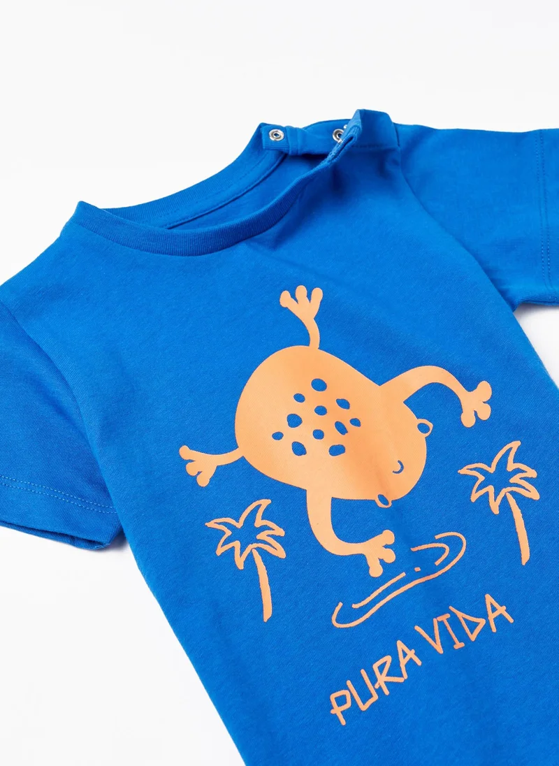 Zippy Zippy Cotton T-shirt for Baby Boys Frog