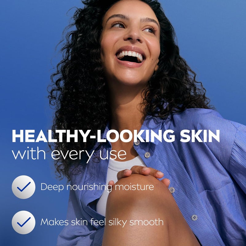 NIVEA Shea Nourish Body Lotion for Dry Skin with Hyaluronic Acid, Shea Butter and Deep Nourishing Serum, 48-Hour Body Moisturizer, 33.8 Fl Oz Pump Bottle - Image 4