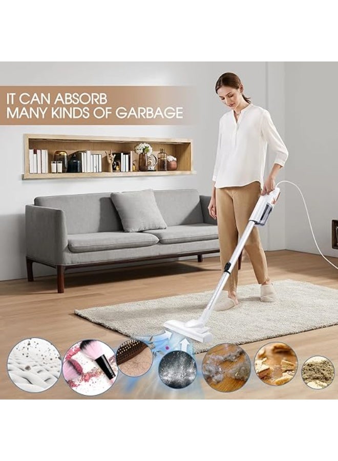 Xoopla Vacuum Cleaner, 5M Corded Stick Vacuum Cleaner, 650W 18KPa Suction with Multifunction Lightweight Handheld Stick Cleaner for Hard Floor/Carpet/Pet Hair (SV1300) - Image 5