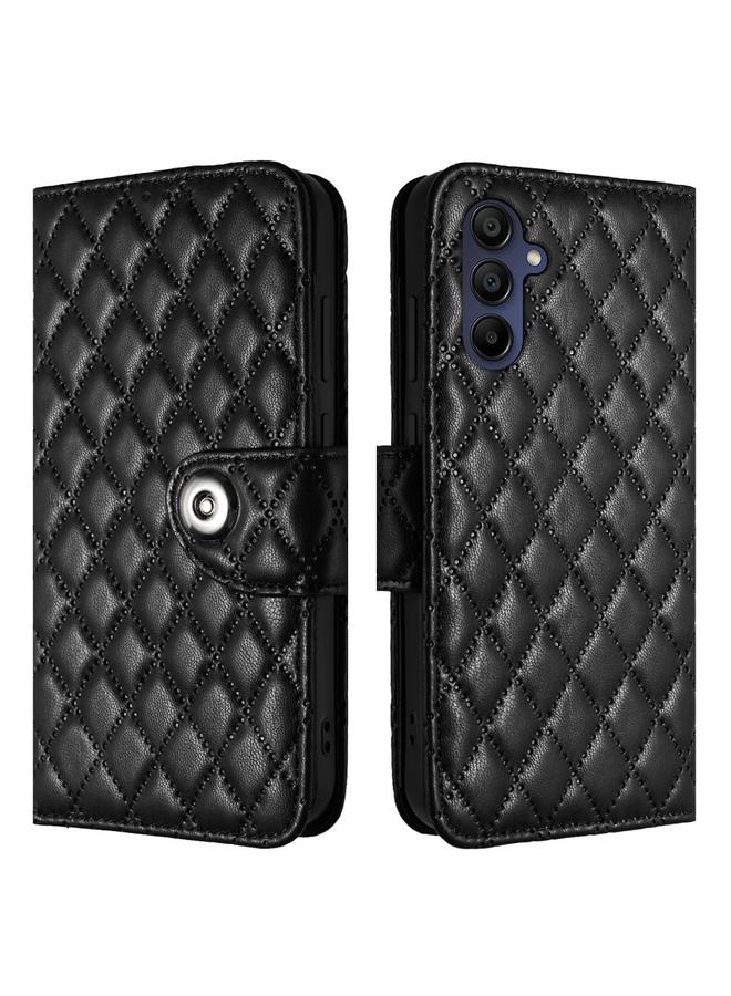 اس-توب جراب لهاتف Samsung Galaxy A35 جراب هاتف جلدي قلاب بملمس معيني مع حبل تعليق - Image 2