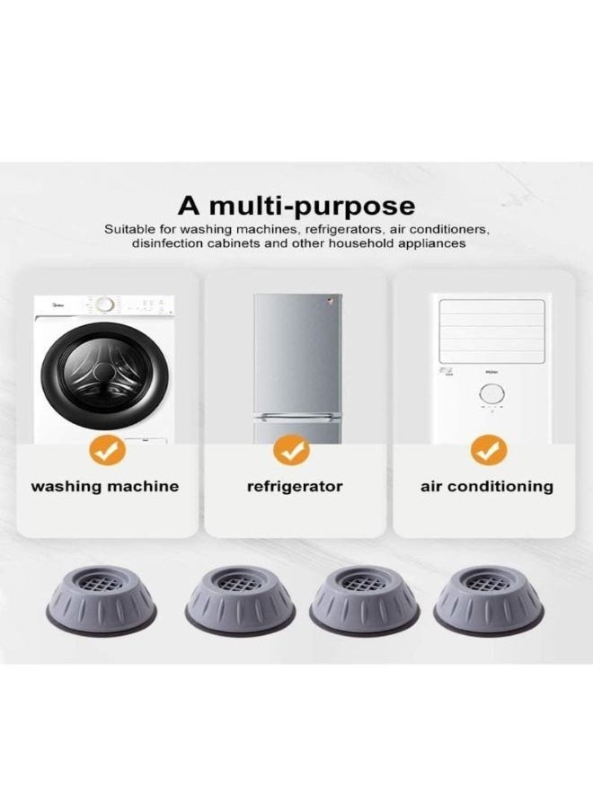 Generic - 4pcs Anti Vibration Pads for Washer Dryer Shock and Noise Cancellation Washing Machine Stand to Prevent Shifting Shaking Walking for Home - Image 1