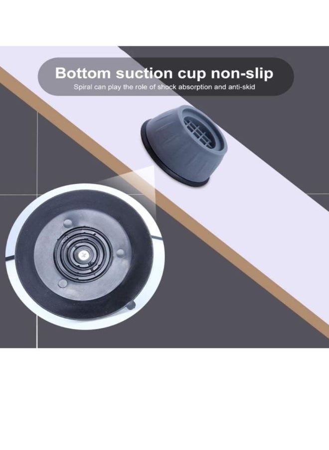 Generic - 4pcs Anti Vibration Pads for Washer Dryer Shock and Noise Cancellation Washing Machine Stand to Prevent Shifting Shaking Walking for Home - Image 1