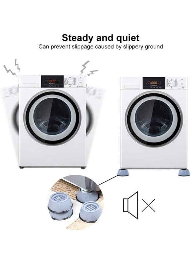 Generic - 4pcs Anti Vibration Pads for Washer Dryer Shock and Noise Cancellation Washing Machine Stand to Prevent Shifting Shaking Walking for Home - Image 1