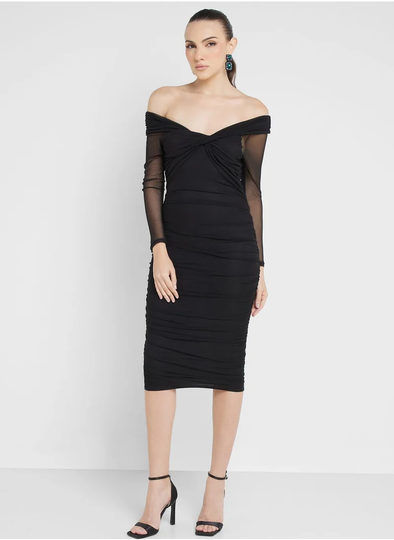 In the style Mesh Detail Dress