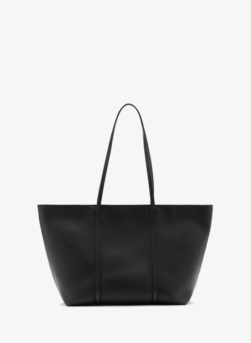 MANGO Shopper Bag With Double Handle