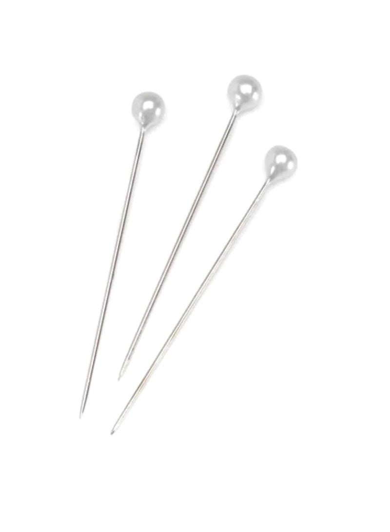 فلوراكرافت دبابيس الأزهار جولة رئيس لؤلؤة مندوف - Image 1