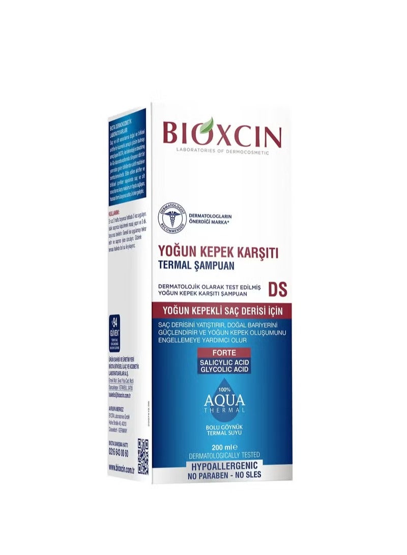 BIOXCIN INTENSIVE ANTI-DANDRUFF THERMAL SHAMPOO 200 ML - Image 2