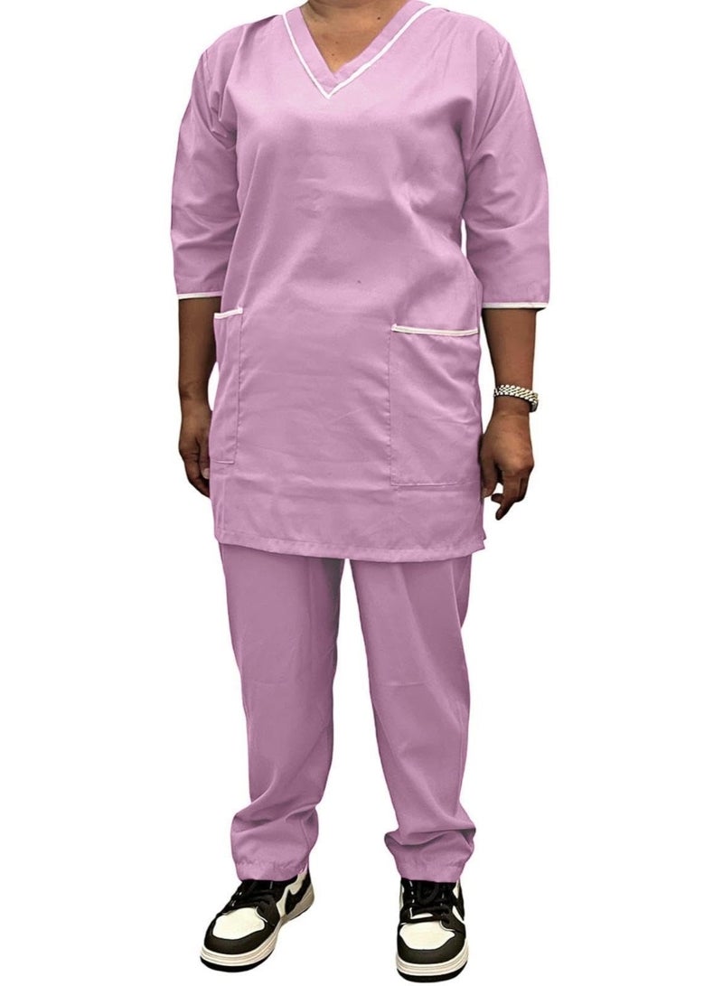 4 Pieces Uniform Cleaning Suit for Domestic Workers - Image 4