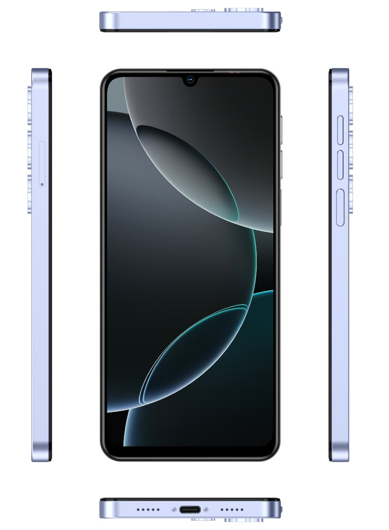 C idea C25 Ultra Smart Phone 6.8 inch Display 6GB RAM 64GB ROM Android Mobile 5MP+13MP Camera Face unlock 5800mAh Blue - Image 2