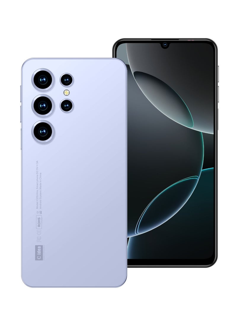 C idea C25 Ultra Smart Phone 6.8 inch Display 6GB RAM 64GB ROM Android Mobile 5MP+13MP Camera Face unlock 5800mAh Blue - Image 1