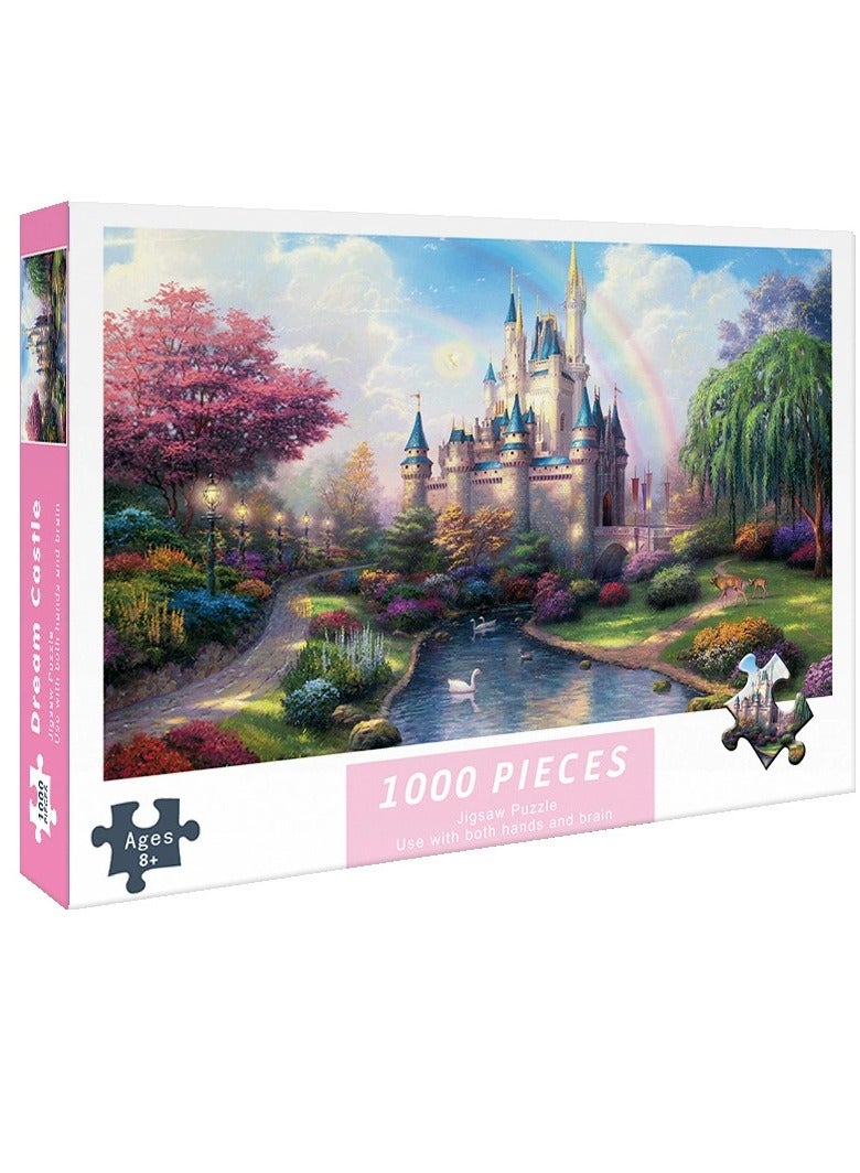 Adult 1000-Piece Puzzle - Cute & Healing, High Difficulty Brain Teaser, Stress-Relief Toy, Perfect Birthday Gift