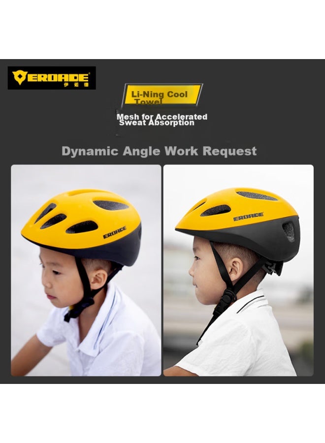 Eroade Bicycle Helmet, Children's Cycling Protective Gear, Knee Pads, Thickened Set, Breathable, For Roller Skating, Balance Bike, Anti-fall Equipment - Image 4