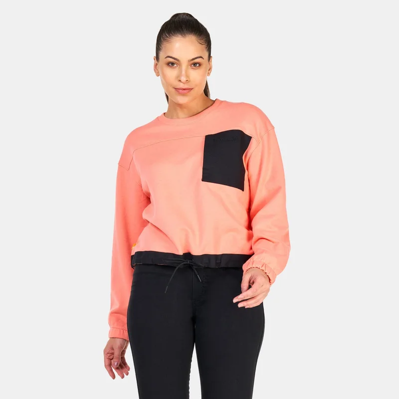 Timberland Women's Bold Beginnings Mix Media T-Shirt