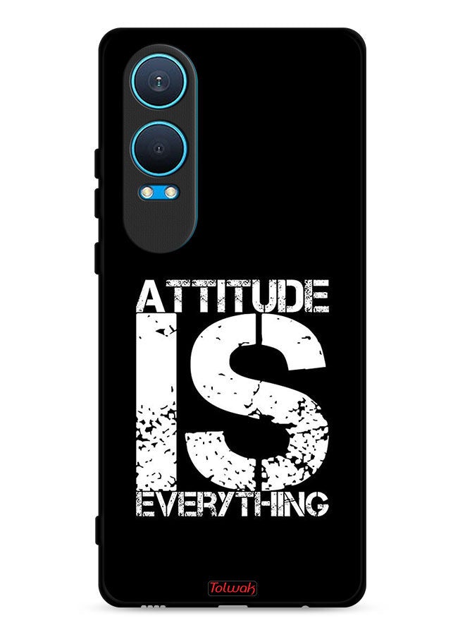 Tolwak OnePlus Nord CE4 Lite 5G Protective Case Cover Attitude Is Everything - Image 1
