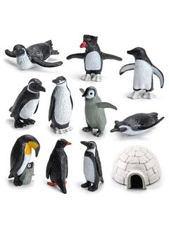 McDou Mini arctic animal figurines set 26 pcs polar animals polar animal model birthday gifts for toddlers  - Image 3