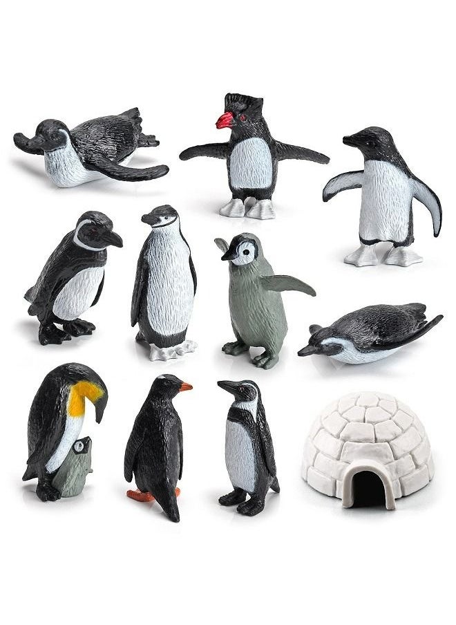 McDou Mini arctic animal figurines set 26 pcs polar animals polar animal model birthday gifts for toddlers  - Image 3