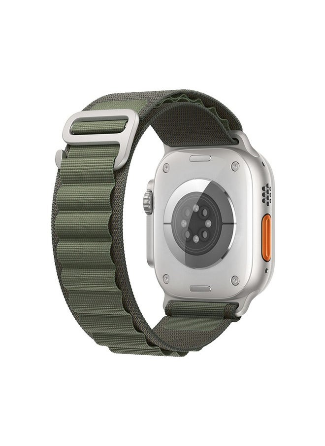 DailyObjects DailyObjects Green Ridge Loop Watchband Compatible with Apple Watch (42/44/45/49mm) For Ultra 2/Ultra, Series 9 8 7 6 5 4 3 SE SE2 (Watch not Included)  - Image 4