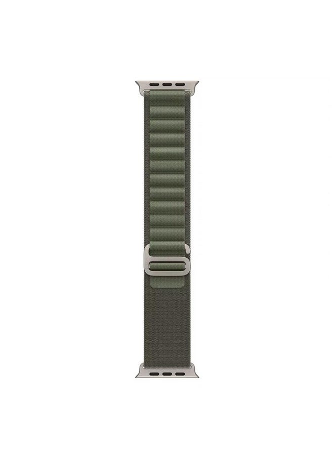 DailyObjects DailyObjects Green Ridge Loop Watchband Compatible with Apple Watch (42/44/45/49mm) For Ultra 2/Ultra, Series 9 8 7 6 5 4 3 SE SE2 (Watch not Included)  - Image 3