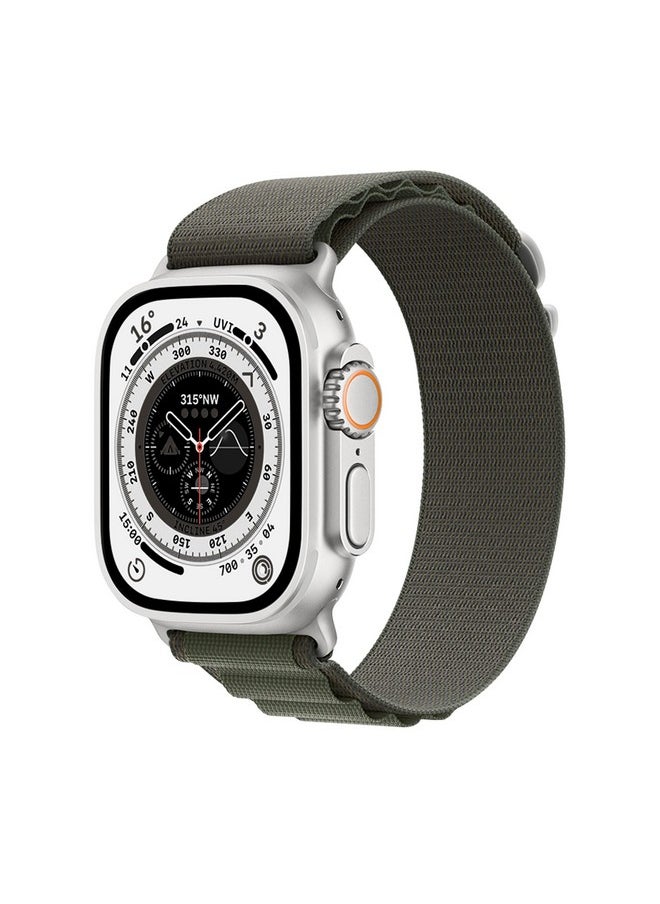 DailyObjects DailyObjects Green Ridge Loop Watchband Compatible with Apple Watch (42/44/45/49mm) For Ultra 2/Ultra, Series 9 8 7 6 5 4 3 SE SE2 (Watch not Included)  - Image 2