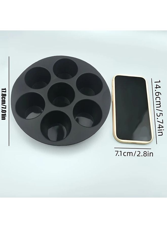 Pink Silicone Baking Mold For Air Fryer Pancake Cupcake Liners Easy Release - Image 4