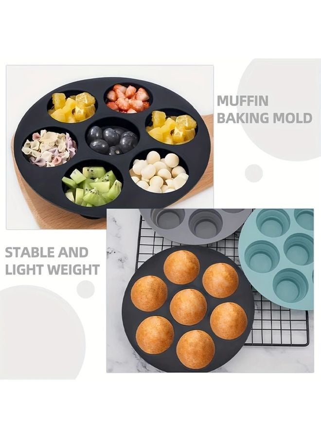 Pink Silicone Baking Mold For Air Fryer Pancake Cupcake Liners Easy Release - Image 5