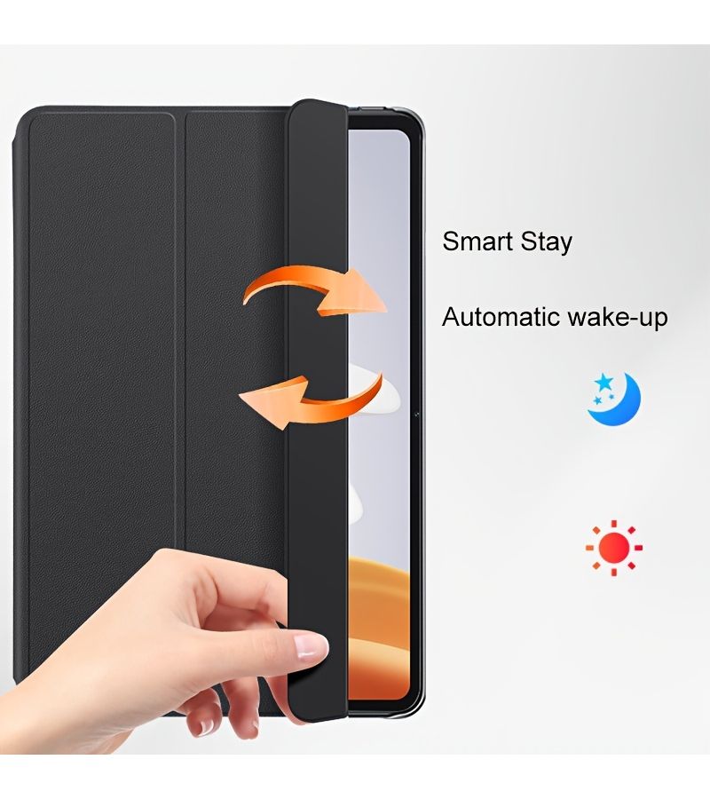 Slim Folding Case for OnePlus Pad Go Black Comfortable Touch Design - Image 3