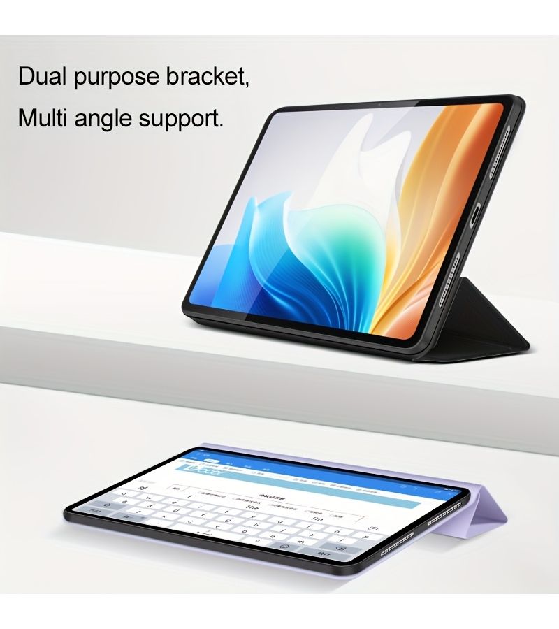 Slim Folding Case for OnePlus Pad Go Black Comfortable Touch Design - Image 5
