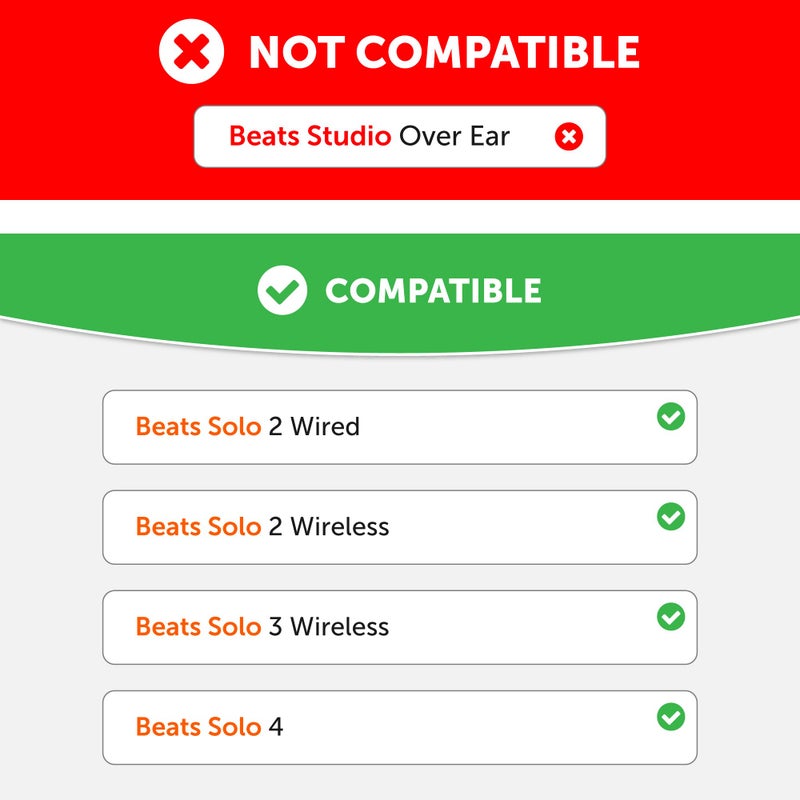 WC SweatZ Solo - Patented Earpad Sweat Covers for Beats Solo 4, Solo 3 & Solo 2, Made by Wicked Cushions | Sweatproof & Machine Washable | Cloud Pink - Image 2