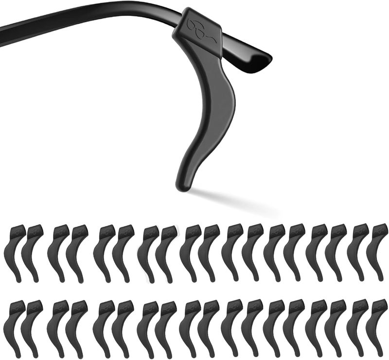 SMARTTOP Eyeglass Ear Grips -20 Pairs eye glasses ear grippers Anti-slip Holder, Silicone Ear Hook, glasses ear grip Sleeve Retainer for Sports Glasses, Sunglasses Reading glass - Image 1
