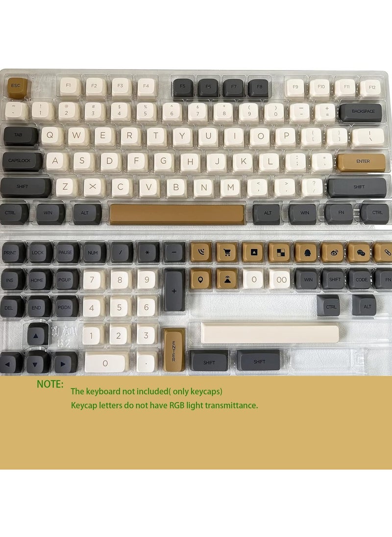 erorex - SEEFY Retro Keycaps 125 Keys Custom Gaming Keycaps PBT Dye-Sublimation XDA Profile ANSI US Layout for Cherry MX Switches 61 64 68 98 104 108 Mechanical Keyboard - Image 1
