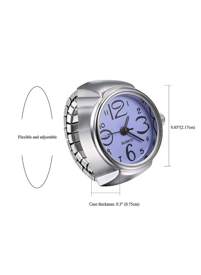 Stainless Steel Purple Dial Analog Watch Ring Stretchable Ring  fgs..fg - pzsku/Z7FB83D26A460194A79A6Z/45/_/1729063772/0c0f7813-1c05-49b3-b697-5dadb4a48266