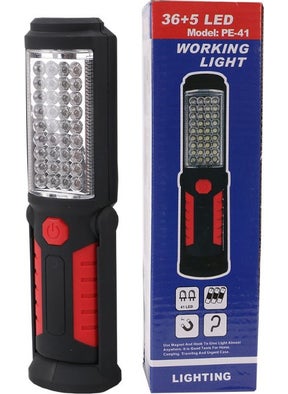 Sepetin Burada Your Cart is Here Powermaster Pe-41 36+5 LED 2 Mode Hook Magnet Battery Operated Work Lamp  - Image 3