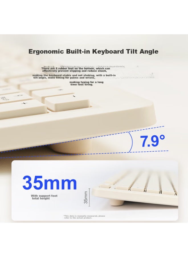 Cherry Dw2300 Wireless Keyboard And Mouse Combo, Wireless Keyboard For Computer, External Keyboard For Laptop, Business Office And Home Use - Image 3