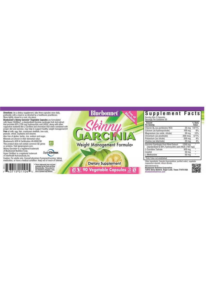 Bluebonnet Skinny Garcinia Weight Management Formula - Image 2