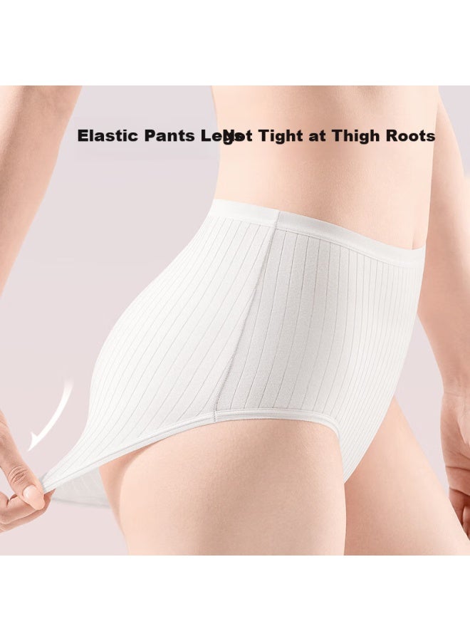 Dr.chu 5-pack Pure Cotton Colored Disposable Underwear For Women, Sterilized, No-wash, Daily-use, Colorful, For Pregnant Women, Postpartum Women, And Women During Menstruation, Ladies' XL - Image 3