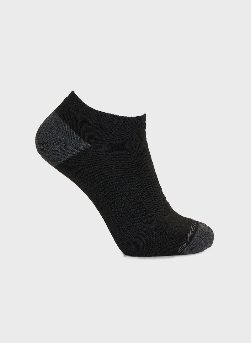 SKECHERS 3 Pack No Show Socks